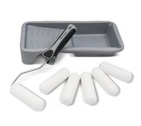 ROLLINGDOG 4 Inch Gloss Roller Set,8 PCS Mini Rollers for Painting