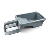ROLLINGDOG 4 Inch Small Paint Tray - Durable Plastic Paint Tray with Foot Pedal Design, Sturdy Handle and Non-Slip Grip, Easy to Clean Up
