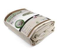 ROLLINGDOG 4ft x 12ft Cotton Dust Sheets for Decorating & Painting