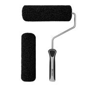 ROLLINGDOG 9" Drywall Compound Roller - 9" Roller Frame with 2PCS Roller Covers,Heavy Duty Drywall Texture Putty Roller Brush for Spreading Wall Compound