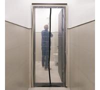 ROLLINGDOG Door Dust Sheet with Zip 220x120cm