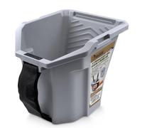 ROLLINGDOG Hand Held Paint Scuttle Bucket with Magnet Brush Holder 1L