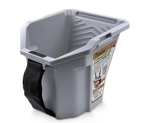 ROLLINGDOG Hand Held Paint Scuttle Bucket with Magnet Brush Holder 1L | Paint Kettle for 4" Mini Roller,Suitable for Ladder, Decoration, Home DIY, Small Project