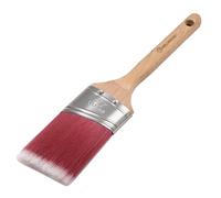 ROLLINGDOG Oval Ferrule Design Cutting in Paint Brush, 2.5" Angled Edging Paint Brush for Window Frame, Wall，Skirting Boards, Ceiling, Cabinet, Sash, Loog Wood Handle