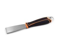 ROLLINGDOG Wallpaper Scraper Tool, Stainless Steel Chisel Paint Scraper with Rubber Gripped, Stiff Putty Knife for Wallpaper Stripping, 1.5 Inch
