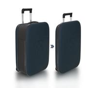 Rollink Flex Vega Fold Flat 21In Cabin Suitcase, Fully Collapsible Carry-On Hand Luggage (Atlantic Blue)