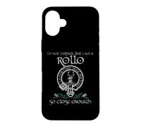 Rollo clan proud heritage Scottish last name vintage Case for iPhone 16 Plus