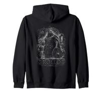 Rollo Viking Warrior Norse Longship Conquest Zip Hoodie
