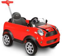 Rollplay Mini Cooper Push Car with Parental Handle - Red