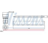 NISSENS 95454 Dryer, air conditioning