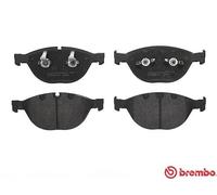 P06047 Front Brake Pad Set 4x Pads Prepared For Wear Indicator Braking By Brembo