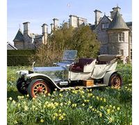 Rolls Royce Silver Ghost 1909 classic car greeting card with engine sound inside.