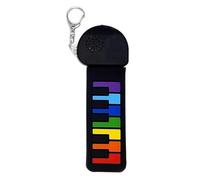 Rolls Up Electronic Piano Foldable Silicone Electronic Keyboard Portable Keychain Piano For Outdoor Activities Enduring Desktop Practice Instrument