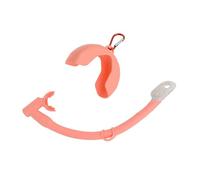 Rolls Up Silicone Snorkels Swimming Snorkels with Hanging Buckles for Scubas Diving, Spearfishing, Freediving, Snorkeling Freediving and Snorkeling