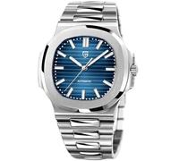 RollsTimi Pagani Design PD-1728 Men's Automatic Watch 40mm Stainless Steel Case, Sapphire Crystal, ST16 Automatic Chronograph Movement (Navy Blue PD-1728)