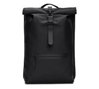 Rolltop Rucksack Backpack Black one size