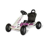 Rolly Ferbedo Childrens Sport Ride On Pedal Go Kart Air Runner 3-8 Years - White