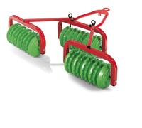 Rolly Toys S2612384 Franz Cutter Cambridge Triple Roller - 3 Metal Cambridge Rollers for Large Tractors, 61x90x27 cm, Ages 3+