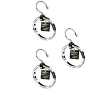 Rolly Hanger Multipurpose Closet Hanger - 3-Pack | Heavy Duty Metal Hanging Storage for Belts, Bags, Ties, Baseball Caps, Scarves, Jewelry | Space Saving Wardrobe Organiser Hanger