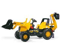 Rolly Toys JCB Junior Tractor, Loader & Backhoe - Yellow Yellow