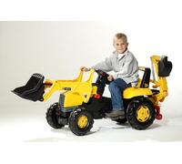 Rolly Toys JCB Junior Tractor, Loader & Backhoe - Yellow Yellow