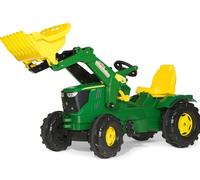 Rolly Toys John Deere 6210R Pedal Tractor With Loader Ride On Childrens Toy
