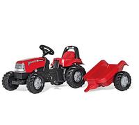 Rolly Kid Case CVX 1170 Tractor with Roll Bar and Trailer
