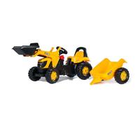 Rolly Toys - JCB Ride on Pedal Tractor with Loader & Trailer Age 2 1/2 +