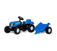 Rolly Kid New Holland Ride-On Tractor & Trailer