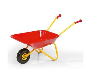 Rolly Kids Metal Wheelbarrow - Red