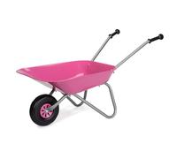 Rolly Pink Metal Wheelbarrow Rolly Pink