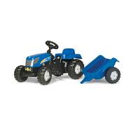 Rolly Kid New Holland Ride-On Tractor & Trailer