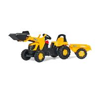 Rolly Toys Kid JCB Tractor & Trailer & Loader Yellow
