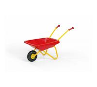 Kids Metal and Plastic Wheelbarrow - Red & Yellow