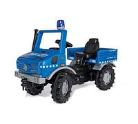 Rolly Toys 038251 rollyUnimog Police Edition 2020 Children's Unimog, Pedal Vehicle, with RollyFlashlight, Adjustable Seat, Whisper Tyres