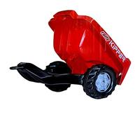 ROLLY TOYS | rollyKipper II | Tippers Trailer for Pedal Tractors | 128815, red, 34.5 cm × 45 cm × 60 cm