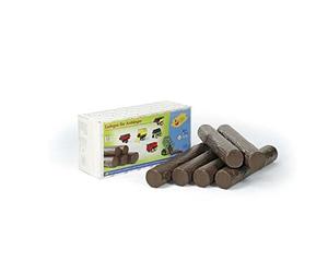 ROLLY TOYS 40/963/1 Six Plastic log Accessories,Brown,58 cm × 9.5 cm × 9.5 cm