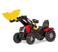 Rolly Toys Puma CVX240 Ride On Tractor and Frontloader, red