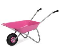 Rolly Toys Child's Pink Metal Wheelbarrow | TJ Hughes