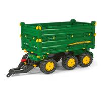 rolly toys S2612504 Franz Cutter John Deere Three Side Multi-Trailer