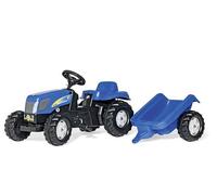 Rolly Kid New Holland Ride-On Tractor & Trailer