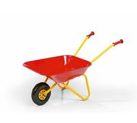 Child's Red Metal Wheelbarrow