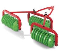 rolly toys | rollyCambridge |Cambridge Triple Roller for Pedal Tractor | 123841, Green