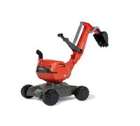 Rolly Toys RollyDigger Kubota 42 121 3 Kubota, 360° Rotatable, Age 3-5 Years, with Automatic Locking of Steering Arm, Children's Vehicle, Children's Toy
