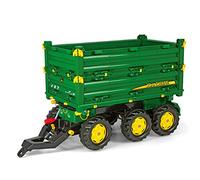 rolly toys S2612504 Franz Cutter John Deere Three Side Multi-Trailer