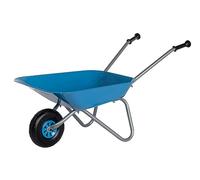 Rolly Toys Silver/Blue (from 2.5 Years, Children's Wheelbarrow, Metal Bowl, Plastic Handles, Max. Can Hold up to 25 kg