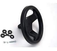 Rolly Toys Steering wheel for pedal vehicles (accessories for rollyFarmtracs, rollyX-Tracs and rollyUnimogs, black steering wheel, steering wheel) X38600001580