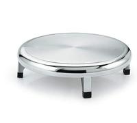 Rollyware 100% Stainless Steel Joint Less Design Polpat, Chakla 25% Less Effort Working The Dough, Upgrade Your Baking, Non-Stick & Zero Maintenance(Steel CHAKLA)