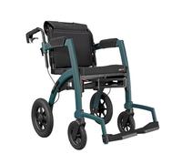 Rollz Motion Performance, All Terrain rollator and Wheelchair in one (Green, Small)