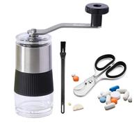 ROLMZJX Pill Crusher,Pill Split Crusher,Pill Grinder Fine Powder,Easily Crushes Multiple Tablets Or Vitamins Into Fine Powder at Once,Great Pulverizer for Feeding Tube, Kids, Pets and Arthritis